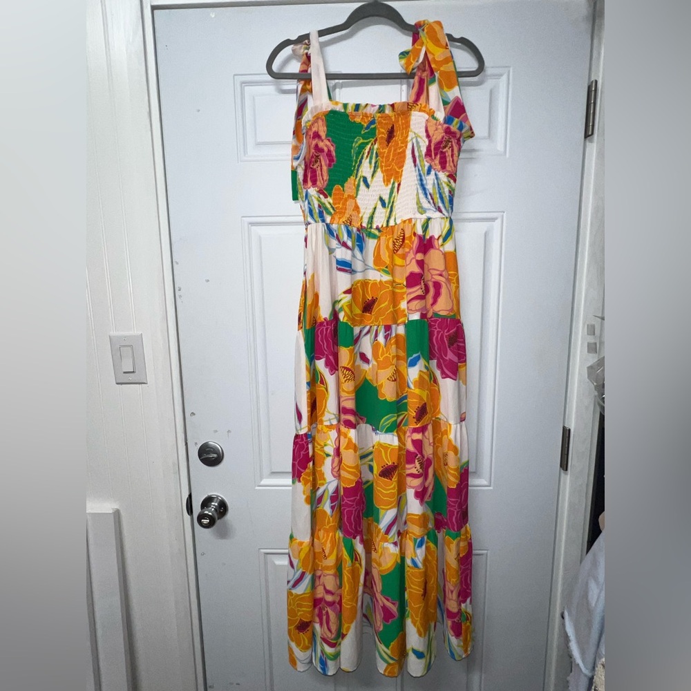 Oddi Floral Print Maxi dress, size Large